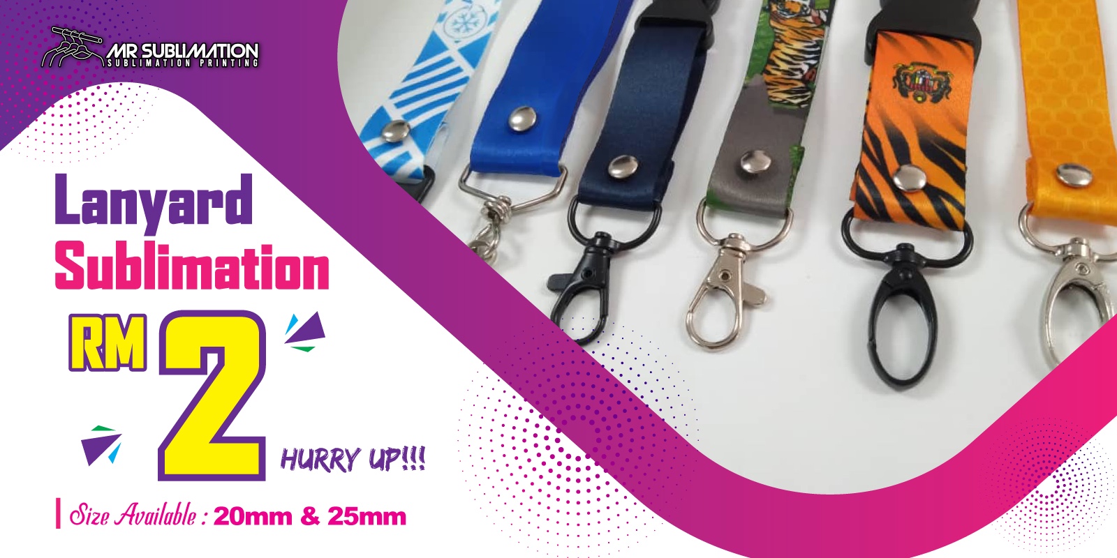 Lanyard and Keychain Sublimation Printing Services Malaysia | KL & Selangor